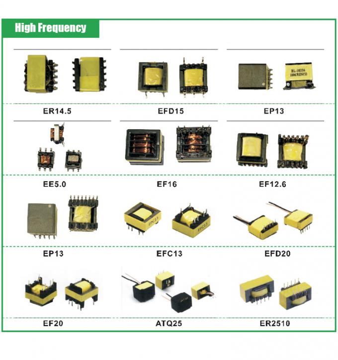 EC28 Inverter Kit 12V To 250V Copper High Frequency Transformer Ferrite Core 5