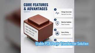 Efficient PCB Mount Isolation Transformer Solution