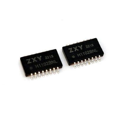 Buy Single Port SMD PoE+ Lan Isolation Transformer 100 Base T 16 Pin Modules online manufacture