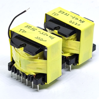 Buy EE33 Copper Ferrite Core High Frequency Transformer 24V 3A 6+4 Pins online manufacture