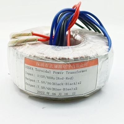 Buy Custom 115W Pure Copper Wire Low Frequency Transformer Toroidal Transformer For Audio Power Amplifiers online manufacture
