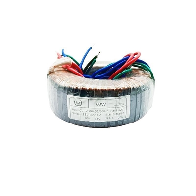Buy Custom 60W Low Frequency Transformer Toroidal Transformer 110V 220V 230V To 12V 15V 18V  For Audio Power Amplifiers online manufacture
