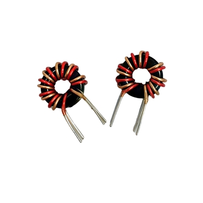 T8*4*3 Magnetic Ring Inductor 8UH Red Copper Double Wire Winding Power Filter