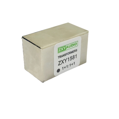 Square Horizontal ZXY1581 1+1:1+1 Permalloy Audio Amplifier Transformer Isolator