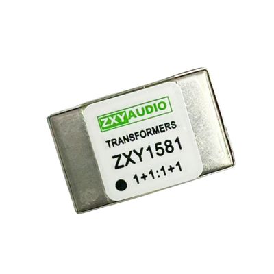 Square Horizontal ZXY1581 1+1:1+1 Permalloy Audio Amplifier Transformer Isolator