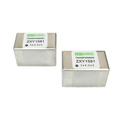 Square Horizontal 1+1:1+1 Permalloy Audio Isolation Transformer for High-Fidelity Sound Transmission