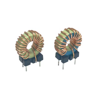 High Magnetic Flux Efficiency Toroidal Inductor with Vertical Base and 5 Turns Enameled Wire