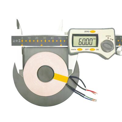 90mm Large Diameter Wireless Power Supply Coil with Multi-Strand Litz Wire and Four-Layer Winding for High Efficiency Energy Transmission