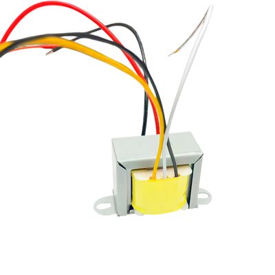 12V 300mA AC Power Transformer with Copper Wire Windings and EI Laminated Silicon Steel Core for Low-Voltage Applications